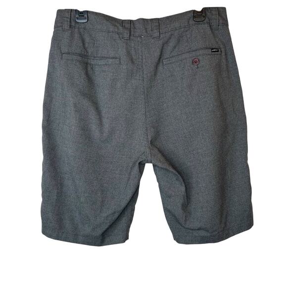 O'NEILL 9.5" Flat Front Chino Shorts 21" Outseam in Grey Men's 32" Waist - Picture 5 of 11